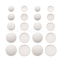 150 stücke 5 arten 316 chirurgischem edelstahl spitze rand lünette tassen STAS-CD0001-09