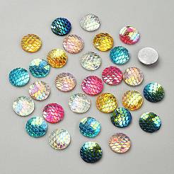 30 Stück 6 Farben Harz Cabochons CRES-YW0001-25
