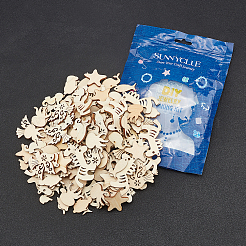 Natürliche hölzerne Cabochons WOOD-SC0001-19