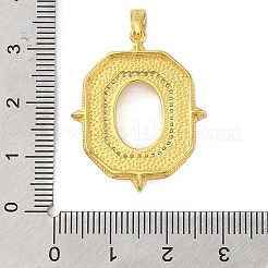 925 Sterling Silber Micro Pave Zirkonia Korb Anhänger Fassung mit Krappenfassung STER-H113-01G