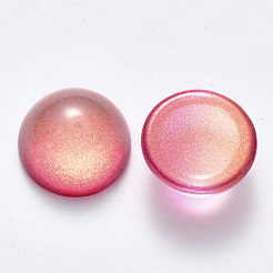 Transparent Spitzlackieren Glas Cabochons GLAA-S190-013C-F02