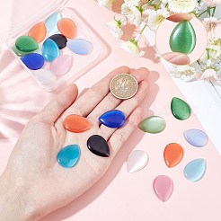 22 Stück Katzenaugen-Cabochons in 11 Farben CE-SC0001-03
