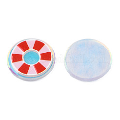 Transparent bedruckte Acryl-Cabochons TACR-N016-31