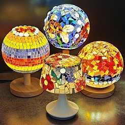 Mosaikfliesen Glascabochons X-DIY-P045-01