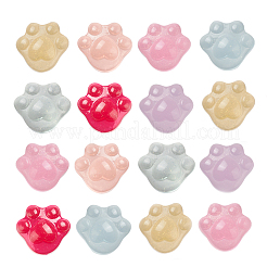 40 Stück 8 Farben transparente Harz Cabochons RESI-CJ0001-238