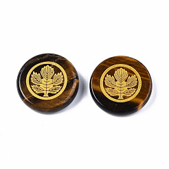 Natürlichen Tigerauge Cabochon G-S375-009D