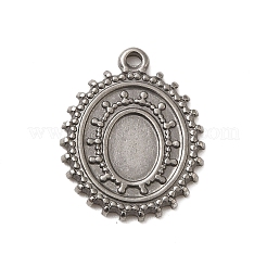 Cabochon-Fassungen für Anhänger aus Edelstahl 304 STAS-G344-09P