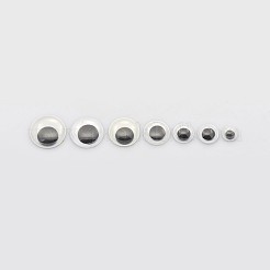 Wackelaugen Kunststoff Cabochons KY-X0003
