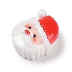 Undurchsichtige Harz-Cabochons mit Weihnachtsmotiv RESI-H162-06J