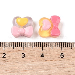 Durchscheinende Decoden-Cabochons aus bonbonfarbenem Harz RESI-S394-04A