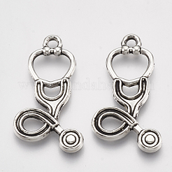 Tibetischen Stil Legierung Anhänger Emaille Fassungen TIBE-S314-18AS-LF