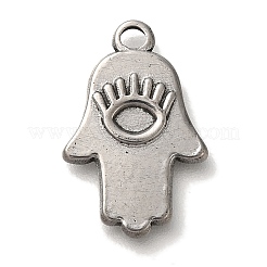 Cabochon-Fassungen für Anhänger aus Edelstahl 304 STAS-H223-14AS