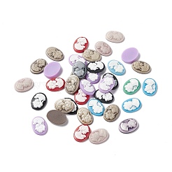 Kameen Cabochons aus undurchsichtigem Harz X-RESI-C016-01A