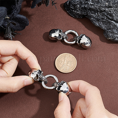 Wholesale Unicraftale Sets Tibetan Style Stainless Steel Spring