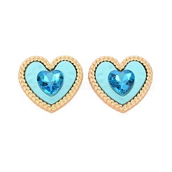 Cabochons aus sprühlackiertem Legierungsglas mit Gestellbeschichtung PALLOY-S143-09D