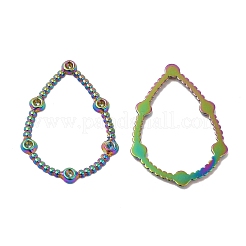 Ionenplattierung (IP) 304 Edelstahl Verbindungsring Strass-Einstellungen STAS-A070-01MC