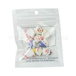 10 Stück 5 Stile Halloween opake Harz Decoden Cabochons CRES-FS0001-14
