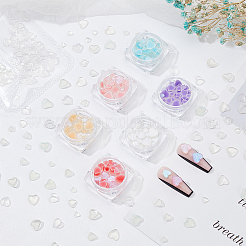 10 Stil Lichtempfindung Harz-Cabochons MRMJ-OC0001-49