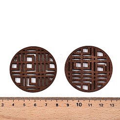Cabochons aus natürlichem Pappelholz WOOD-N016-46