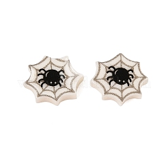 Undurchsichtige Harz-Cabochons zum Thema Halloween CRES-M037-07I