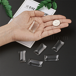 Transparentes Rechteck Glas Cabochons GGLA-KS0001-02