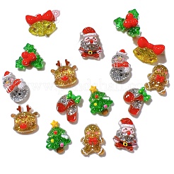 Transparente Harz-Cabochone mit Weihnachtsmotiv PW-WG91FD0-01