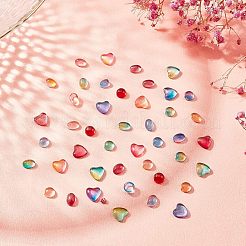 180 Stk. 12 Stil transparente Glascabochons GGLA-FH001-01