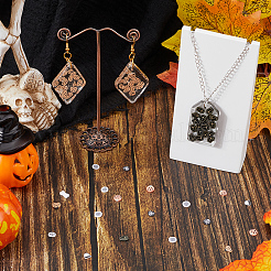 5000 Stück 10 Stile Halloween Thema handgemachte Polymer Clay Cabochons CLAY-SC0002-02