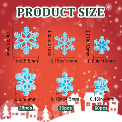 3 Stile Weihnachten undurchsichtige Harz Cabochons CRES-GF0001-02