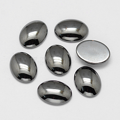 Unmagnetische synthetischen Hämatit cabochons X-G-P162-04-13x18mm