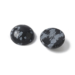 Natur Schneeflocken-Obsidian Cabochons G-Z075-06E