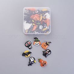 Halloween-Themen-Harz-Cabochons CRES-X0010-07
