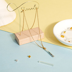 DIY Wunschflasche Anhänger Herstellung Kits DIY-CD0001-23