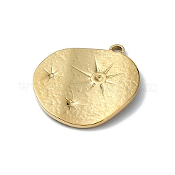 304 Edelstahl Anhänger Strass Fassungen STAS-L022-443G