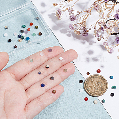 40 Stück 20 Stile natürliche gemischte Edelstein-Cabochons G-PH0002-55