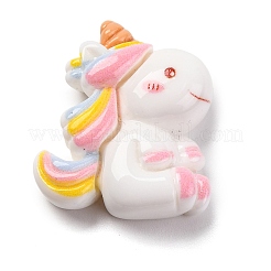 Einhorn Motiv Cartoon Harz Decoden Cabochons CRES-Z011-02C