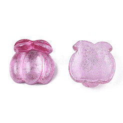 Cabochons aus transparentem Harz mit Herbstmotiven CRES-S302-65-A03