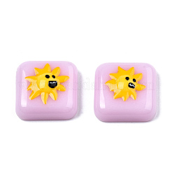 Undurchsichtige Harz-Email-Cabochons CRES-N031-029