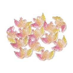 Leuchtende transparente Decoden-Cabochons aus Harz RESI-D013-14