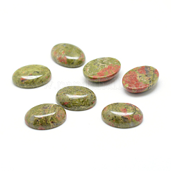 Natürliche Unakite Edelstein Cabochons G-T020-18x25mm-18