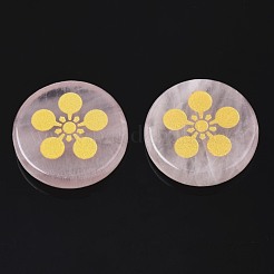 Natürlichen Rosenquarz Cabochon G-S375-006B