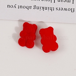 Beflockte Harz-Cabochons PW-WG31224-03