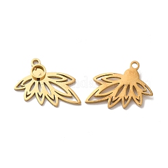 Ionenplattierung (IP) 304 Edelstahl Anhänger Strass-Einstellungen STAS-A080-23G