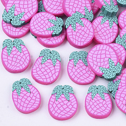 Handgemachter Ton-Cabochon X-CLAY-R087-09