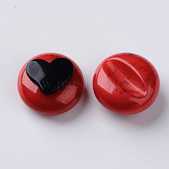 Undurchsichtigen Acryl Cabochons SACR-N007-24A