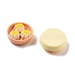 Mini-Cabochons aus Kunstharz mit Essensmotiven CRES-I037-03
