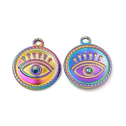 Ionenplattierung (IP) 304 Edelstahl Anhänger Cabochon-Einstellungen STAS-A070-15MC