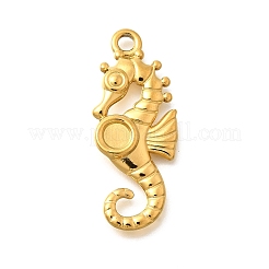 Cabochon-Fassungen für Anhänger aus Edelstahl 304 STAS-E545-04D-G