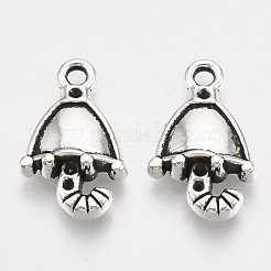 Tibetanische Legierung aus Emaille & Strass Fassungen TIBE-S314-14AS-LF