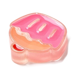 Decoden-Cabochons aus durchscheinendem Harzimitat für Lebensmittel RESI-H147-01L